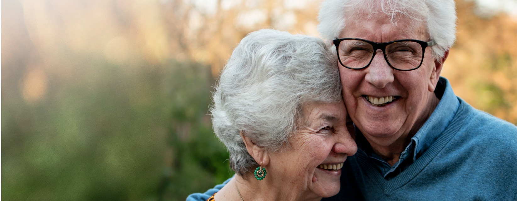 Senior Couple in garden