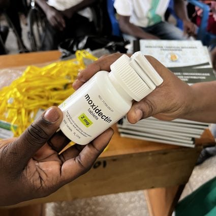 Impact investment advances the treatment of river blindness