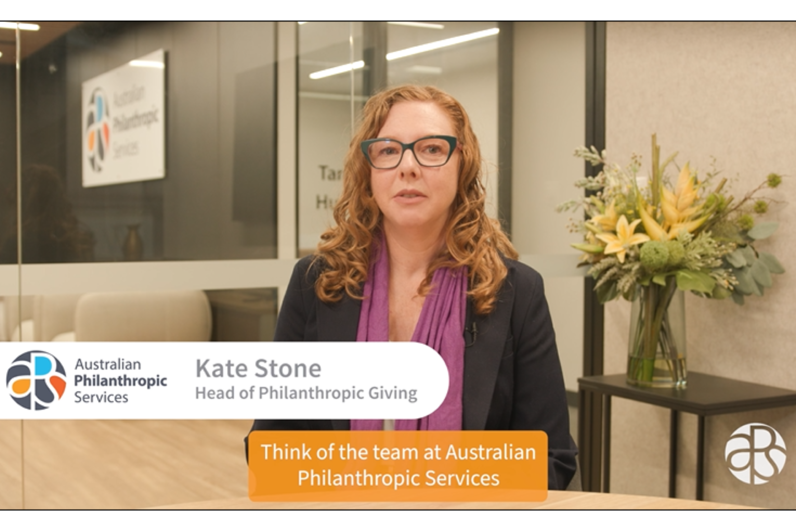 Philanthropy giving with APS